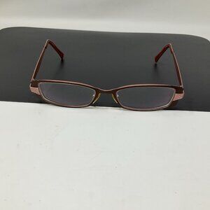 Jean Lafont Eyeglasses Frames CLAIRE 676 Brown Pink Rectangle Full Rim 51-16-135